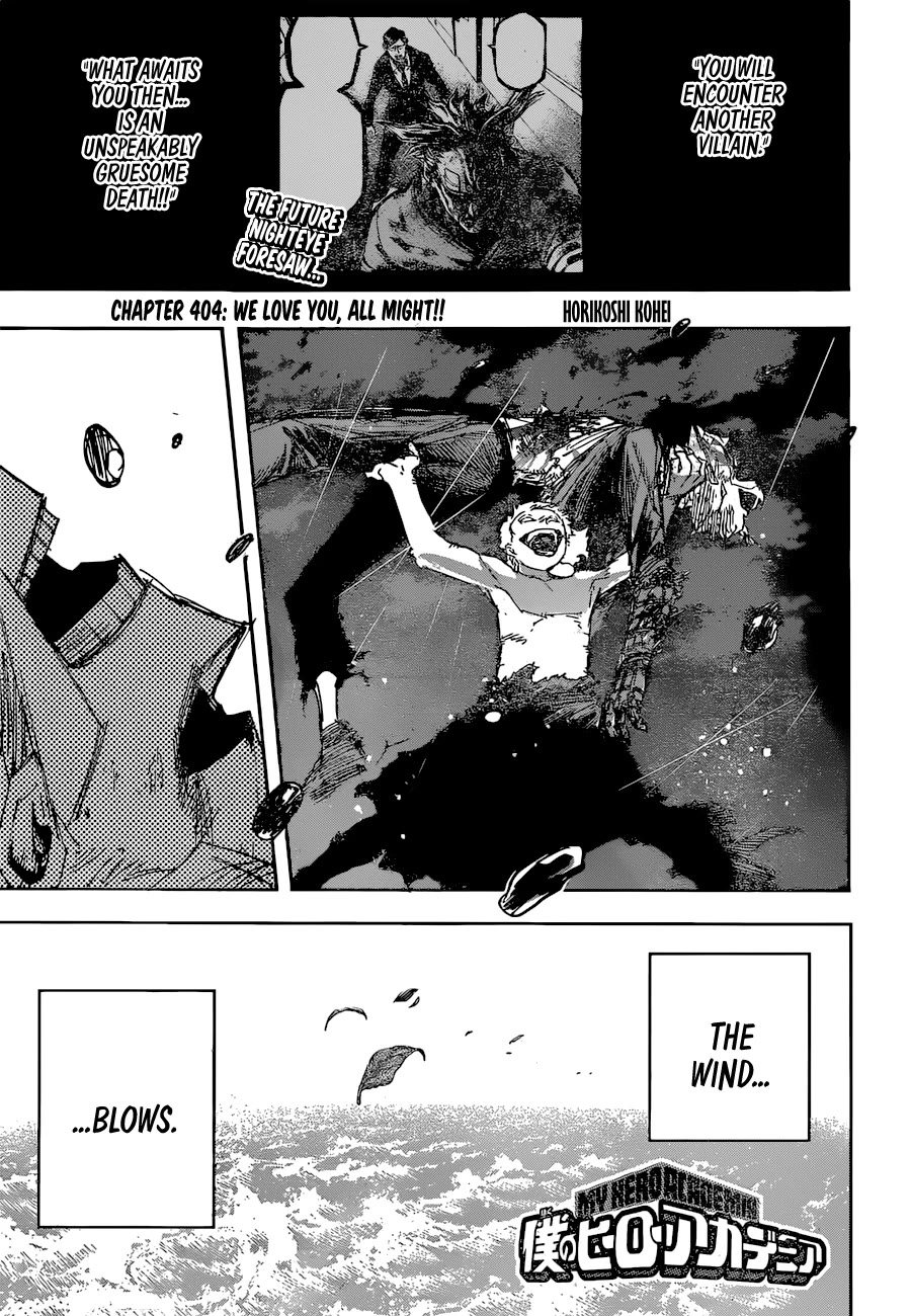 Boku no Hero Academia Chapter 404 1